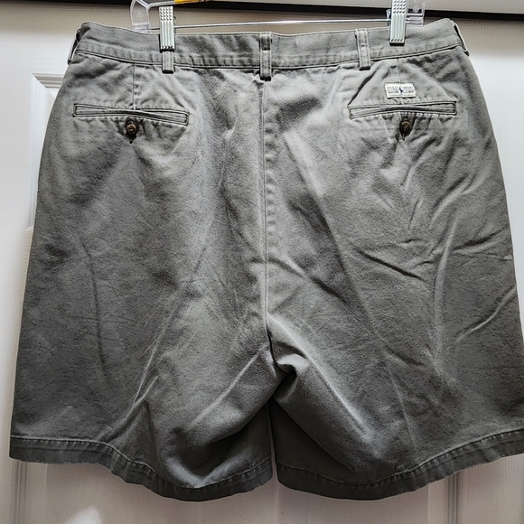 Polo Ralph Lauren Other - Polo Ralph Lauren Tyler Shorts Men’s 38 Navy Gray Pleated Chino Grey